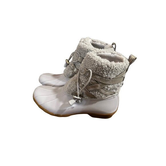 Sperry Shoes - NEW SPERRY Grey Faux Fur Lined Winter Duck Boots Size 9